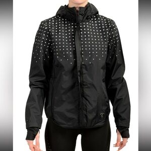 Scuderia Ferrari Black "Water Resistant" Polka Dots Windbreaker Jacket US Medium